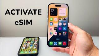 How To Activate eSIM on iPhone 14 / 14 Plus / 14 Pro / 14 Pro Max