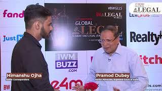 Pramod Dubey, Senior Advocate | Issue of judicial pendency, collegium system & more| BW Legal World