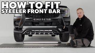 How To Fit A 2023+ Ford Ranger Wildtrak Steeler Spoiler Bar with Axle Bars