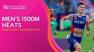 Men's 1500m heats. FULL race replays | Roma 2024