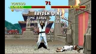 Mortal Kombat MS-DOS Version Very Hard Playthrough Rayden / Raiden Part 1