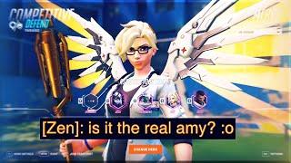 So I met TheRealKenzo with HikuAzn in my team! - Overwatch 2 Mercy Main Competitive Gameplay