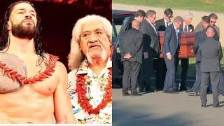 WWE Raw 24th June 2024 Roman Reigns Father Funeral Photos