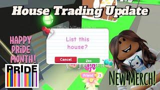 House Trading in AdoptMe! Plus new Merch!