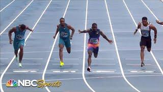 Trayvon Bromell, Marvin Bracy go 1-2 in men's 100m | 2022 Diamond League Silesia | NBC Sports