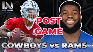 Cowboys vs. Rams Post-Game Reaction and Analysis