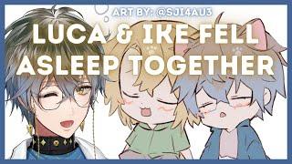 Luca & Ike fell asleep together in their cab【NIJISANJI EN | Luca Kaneshiro, Ike Eveland】