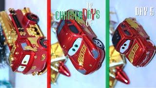 Disney Cars Rust-eze Wrap Red, Sally, Luigi (Customs) - Day 5 - 12 Days of Christmas 2021