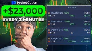 REAL +$23,000 / 3-Minutes - BEST POCKET OPTION TRADING INDICATORS for Binary Options