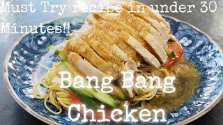 Bang Bang Chicken with Noodles How to Make it in 30 Minutes | Kurumicooks Japanese cooking