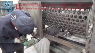 How To Making Shredder Machine for Inudstry Waste Plastic Wood Metal Paper Recycling