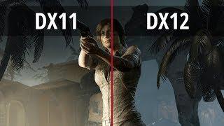 SHADOW OF THE TOMB RAIDER - PC 1080p DX11 vs DX12 (DirectX 11 vs DirectX 12)