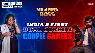 The First Dual-Screen Couple Gamers In India. #bgmi #shorts #shortsfeed #short  #tamil #shortvideo