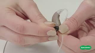 How do I clean my behind-the-ear hearing aids with thin tubes?  Specsavers Audiology Australia