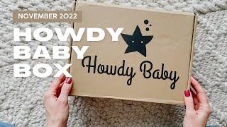 Howdy Baby Box Unboxing November 2022: Mom & Baby Subscription Box