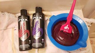 Dyeing my hair Arctic Fox- Wrath Mixed with Purple Rain