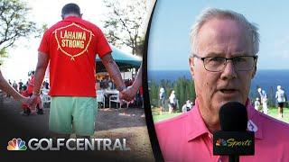 Maui recovery effort 'well on the way' amid The Sentry at Kapalua | Golf Central | Golf Channel