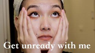 Get Unready with Me | How I Cleanse My Makeup & Nighttime Skincare Routine