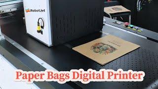 Paper Bags Printing Machine, RobotJet Epson A3+ Single Pass Digital Printer