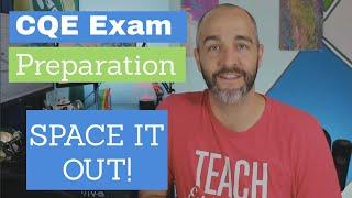 CQE Exam Preparation Tip #2   Space Out Your Study Spaced Repetition