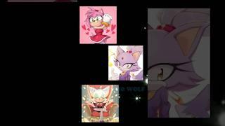 Amy, Blaze y Rouge|#amyrose  #blazethecat #rougethebat |️Flash warninng️