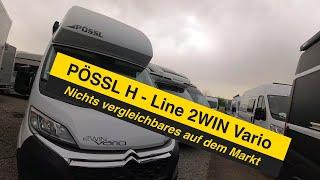 Einmaliges Konzept  Pössl 2Win Vario H-Line ! Familien tauglicher Camper Van 2024