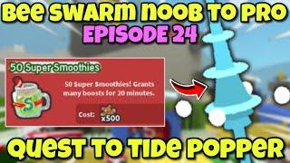 50 SUPER SMOOTHIES! - Bee Swarm Simulator NOOB to PRO Episode 24