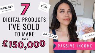 Digital Products Ideas | How I Built My Passive Income Selling 7 Digital Products!