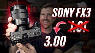 Supercharge your Sony FX3 with Firmware 3.00 | Step By Step