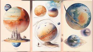 AI Sketches of Exoplanets! 🪐