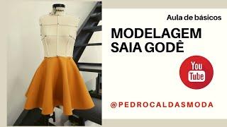 Modelagem  Saia Godê (Godê completo - 1/2 Godê - 1/4 Godê)