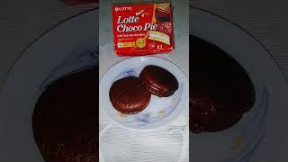 Lotte Choco Pie ₹25 | Lotte Choco Pie with rich marshmallow | Tasty choco pie | shorts