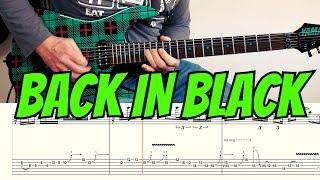 How to REALLY play the Back in Black Guitar Solo [ANIMATED TAB]