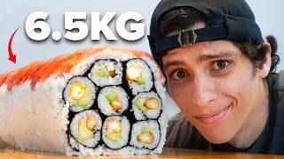 Probando El Maki MÁS GRANDE De Mi Ciudad (+6000 kcal)