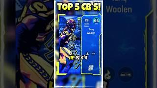 *new* TOP 5 Cornerbacks in MADDEN 25 Ultimate Team! MUST HAVE! #Madden25 #mut25