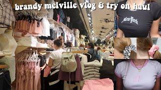 brandy melville vlog and try on haul