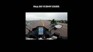 Ninja 300 VS BMW G310RR | Single Lead the pack now #shorts