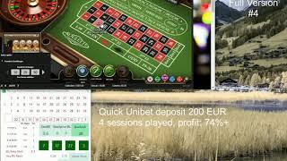 RfL App Unibet casino #4 real money play profit 74% reached | online roulette systems