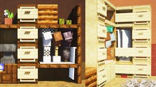 Minecraft: 3 Functional Wardrobe Designs 