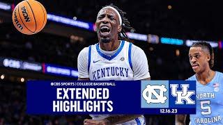 No. 9 North Carolina vs. No. 14 Kentucky: College Basketball Extended Highlights I CBS Sports