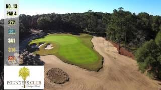 Aerial Tour of Founders Club at Pawleys Island Holes 10-18