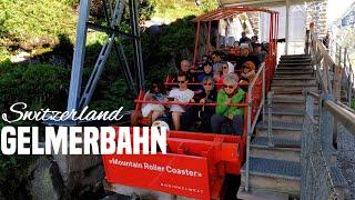 Gelmerbahn Mountain Roller Coaster, Grimselwelt Switzerland | 4K 60fps Video