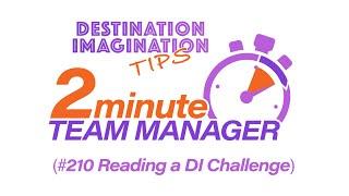 Video 210: How to read a DI Challenge