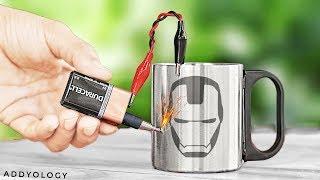 How to Etch on Metal Using Battery - SIMPLE