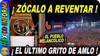 ¡EN VIVO! ÚLTIMO GRITO DE INDEPENDENCIA DEL PRESIDENTE AMLO DESDE EL ZÓCALO CAPITALINO. LLENO TOTAL