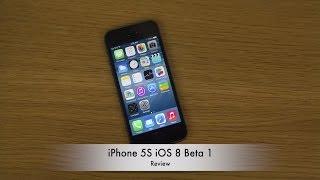 iPhone 5S iOS 8 Beta 1 - Review