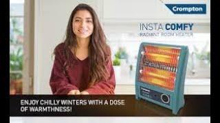 Crompton Room Heater | Crompton Insta Comfy 800 Watt Unboxing & Review रूम हीटर #RoomHeater