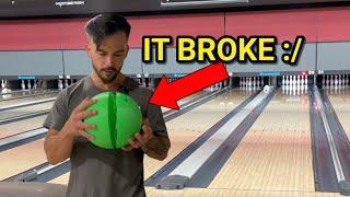 I tried to bowl with a 3D-PRINTED Bowling Ball