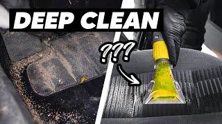 15 Year Old VW Golf Interior DEEP CLEAN - Auto Detailing