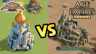 I played both! Rise of Kingdoms vs Age of Empires Mobile [which is better overall?]